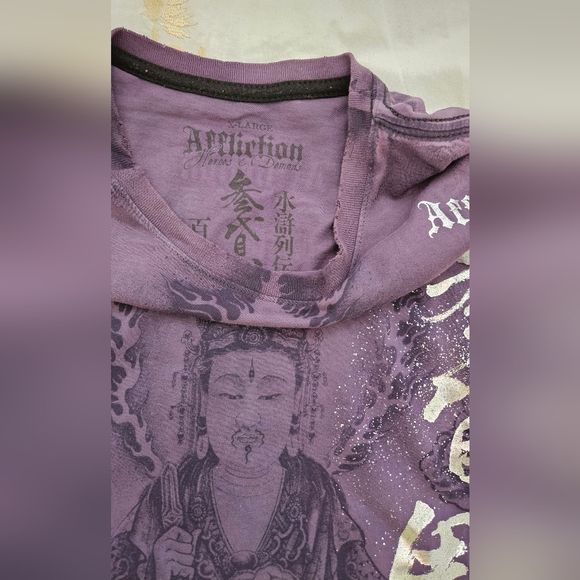 Affliction tshirt - Picture 2 of 4